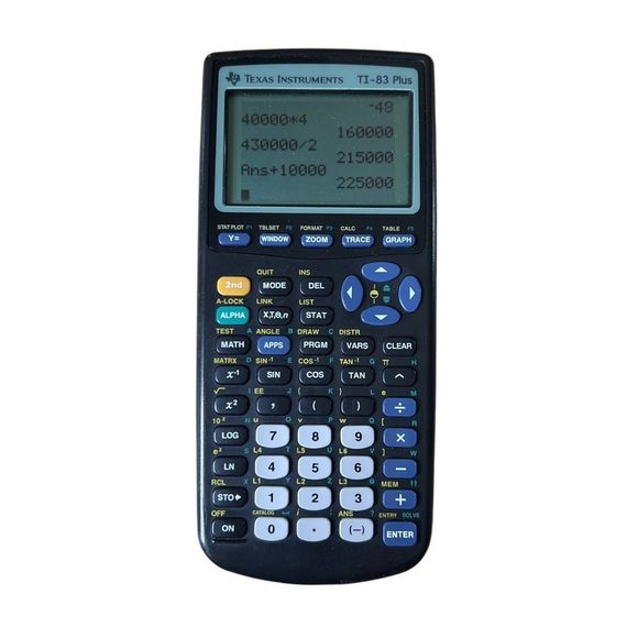 TI 83 Plus Calculator - Picture 1 of 2